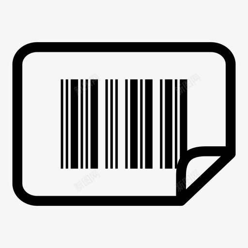 条形码商品产品图标svg_新图网 https://ixintu.com 产品 商品 扫描 扫描仪 条形码 超市
