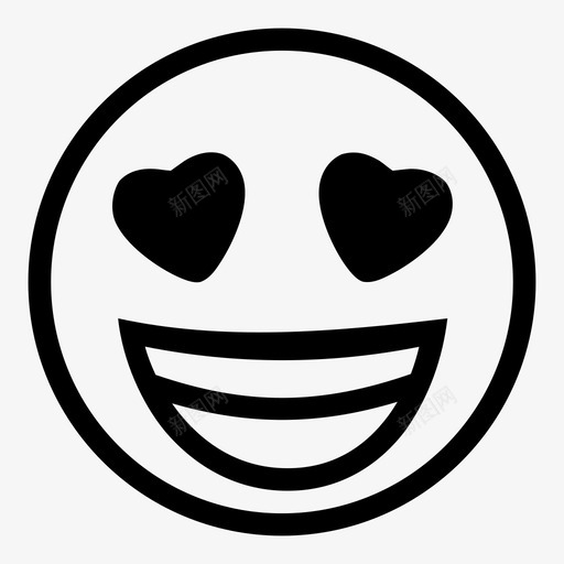 快乐的脸化身表情符号图标svg_新图网 https://ixintu.com 化身 微笑 快乐的脸 美丽的微笑 表情符号