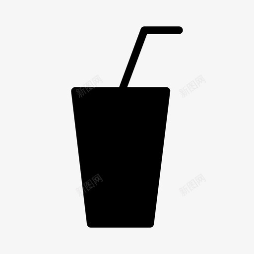 果汁杯饮料玻璃杯图标svg_新图网 https://ixintu.com 杯子收藏 果汁杯 玻璃杯 饮料