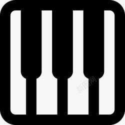 键盘像素钢琴键盘键盘midi键盘图标高清图片