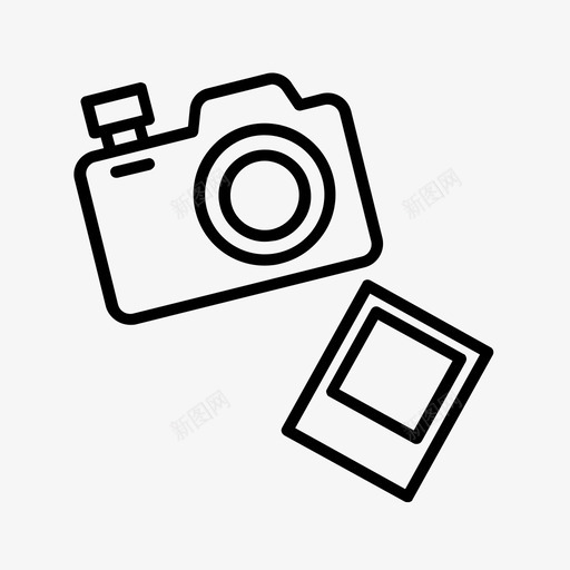 相机记忆照片图标svg_新图网 https://ixintu.com 旅行 照片 相机 记忆