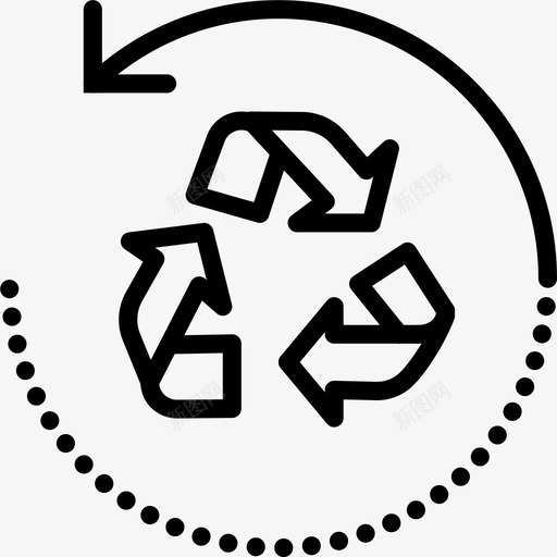 回收标志生态工业图标svg_新图网 https://ixintu.com 史密克生态概述 回收标志 工业 生态