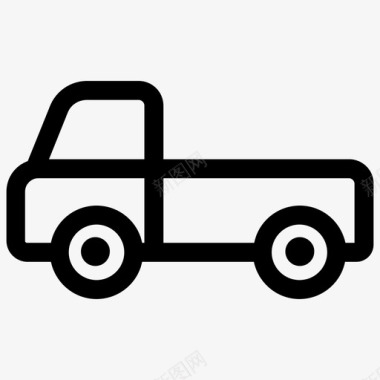 车辆货物卡车图标图标