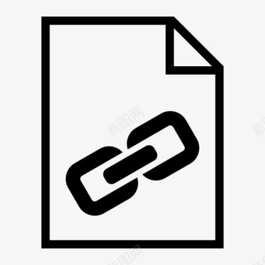 链接文档文件图标图标