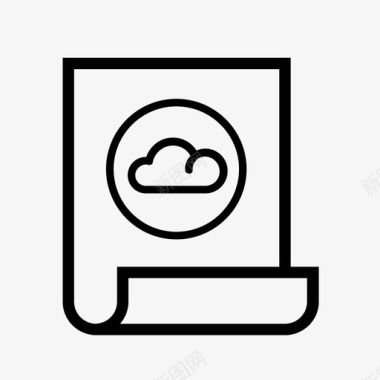 云存储文件文档数据数据文件图标图标