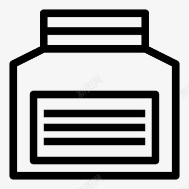 药品瓶子医药图标图标