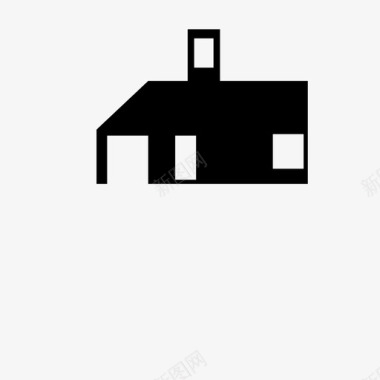 房屋建筑公寓图标图标