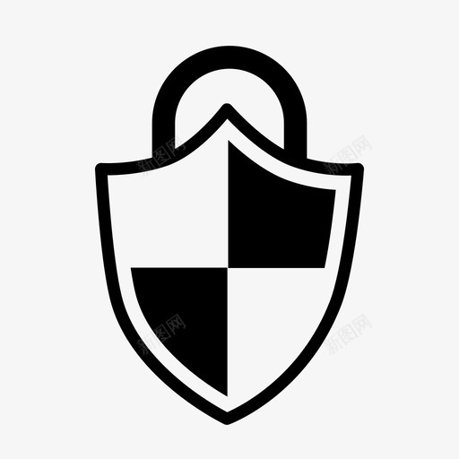 安全锁隐私图标svg_新图网 https://ixintu.com 保护 安全 收钱 锁 隐私