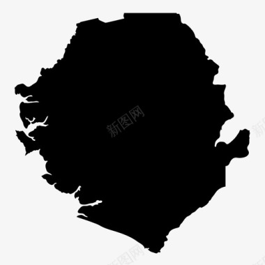 塞拉利昂非洲弗里敦图标图标