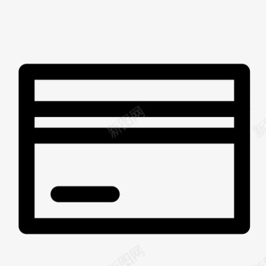 信用卡支付基本用户界面图标图标
