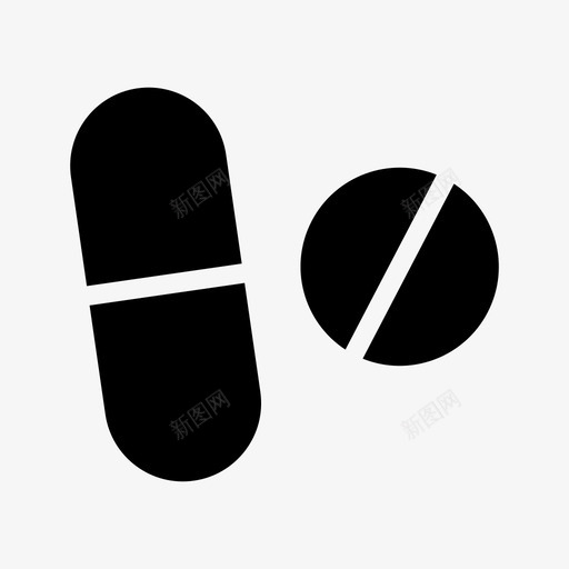 丸和片胶囊剂量图标svg_新图网 https://ixintu.com 丸和片 剂量 胶囊 药物
