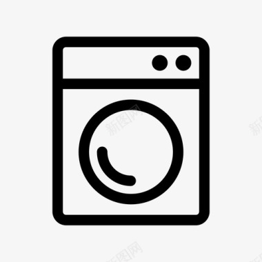 洗衣机烘干机图标图标