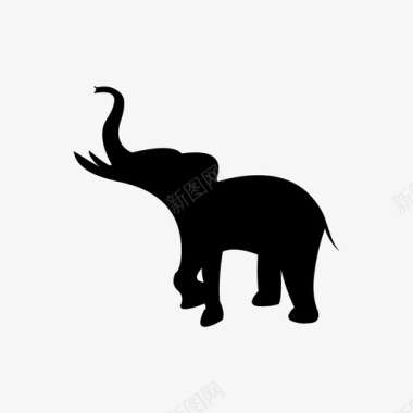大象动物小动物图标图标