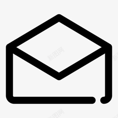 信件打开电子邮件电子邮件打开图标图标