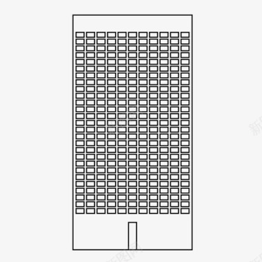 办公楼建筑公司大楼图标图标