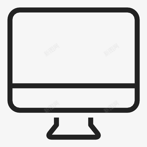 显示器电脑imac图标svg_新图网 https://ixintu.com MacBook imac 屏幕 显示器 电脑