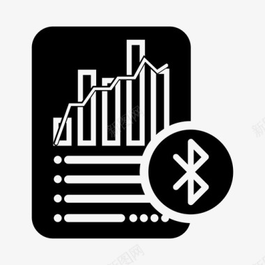 蓝牙统计报表代数文档图标图标