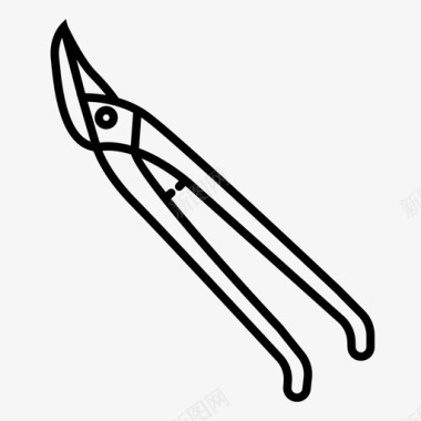 金属剪刀剪刀工具图标图标