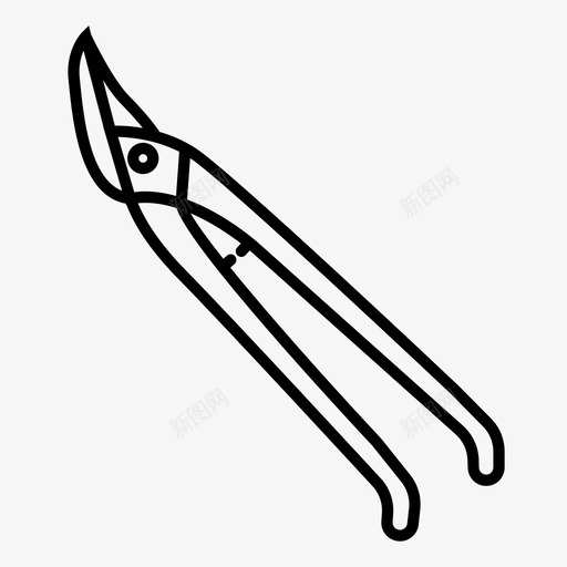 金属剪刀剪刀工具图标svg_新图网 https://ixintu.com 剪刀 工具 金属剪刀