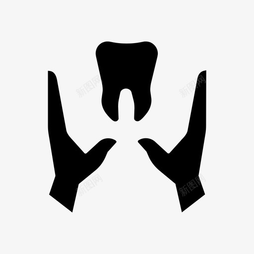 牙医护理牙科图标svg_新图网 https://ixintu.com 护理 支持 支持和帮助 牙医 牙科 牙齿