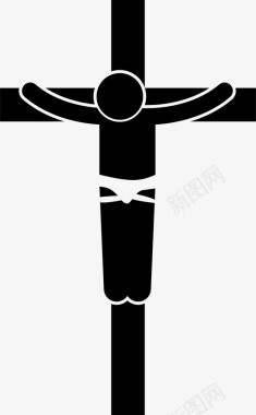 耶稣基督基督徒钉十字架图标图标