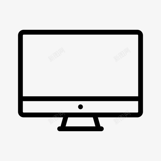 电脑显示器mac图标svg_新图网 https://ixintu.com mac 商务 屏幕 显示器 电脑 电视
