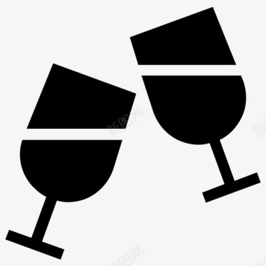 酒精庆祝饮酒图标图标