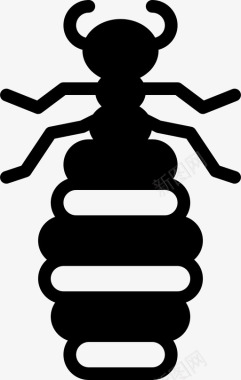 跳蚤虫子昆虫图标图标