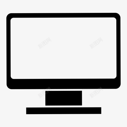 显示器计算机imac图标svg_新图网 https://ixintu.com imac 屏幕 显示器 计算机