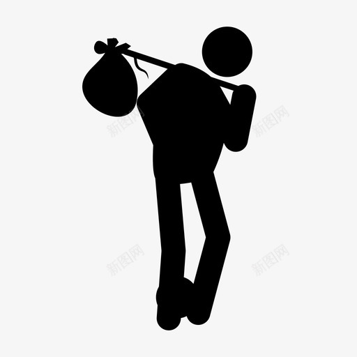 失业图标svg_新图网 https://ixintu.com 失业