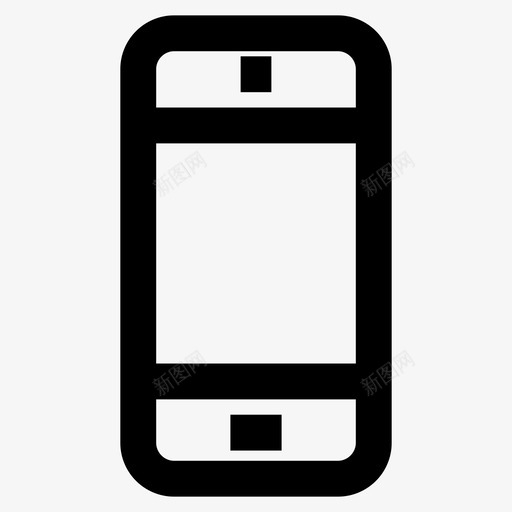 智能手机手机小工具图标svg_新图网 https://ixintu.com 小工具 手机 智能手机