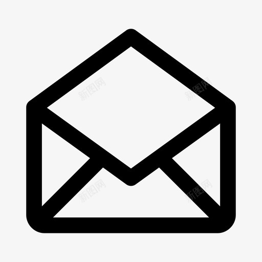 打开的邮件电子邮件信件图标svg_新图网 https://ixintu.com 信件 打开的邮件 电子邮件