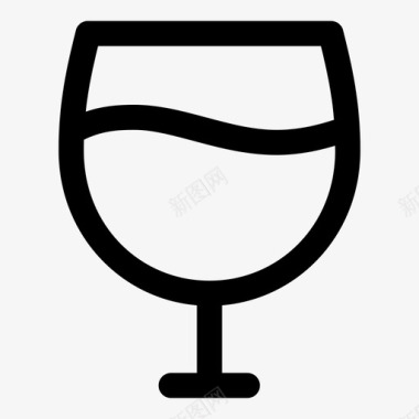 酒杯子空杯子图标图标