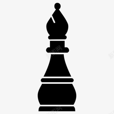 象棋主教图形游戏图标图标