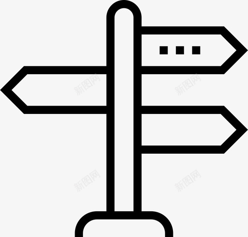方向决策路径图标svg_新图网 https://ixintu.com 决策 创业和新业务 方向 标志 路径 道路