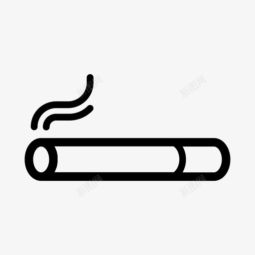 烟雪茄杂三种风格的轮廓图标svg_新图网 https://ixintu.com 杂三种风格的轮廓 烟 雪茄