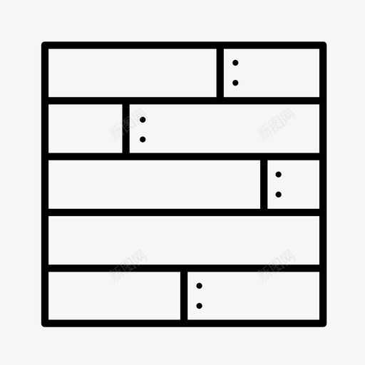 木材建筑围栏图标svg_新图网 https://ixintu.com 围栏 地板 墙壁 建筑 木地板 木材