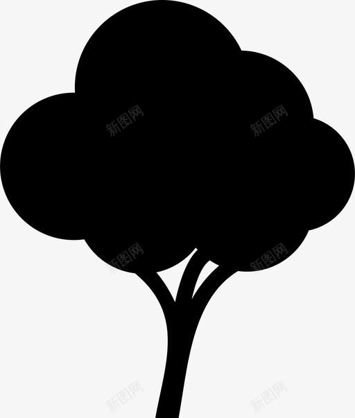 树自然木头图标svg_新图网 https://ixintu.com 木头 树 自然