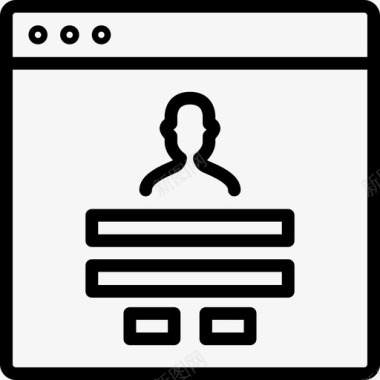 浏览器和网页布局界面网页图标图标