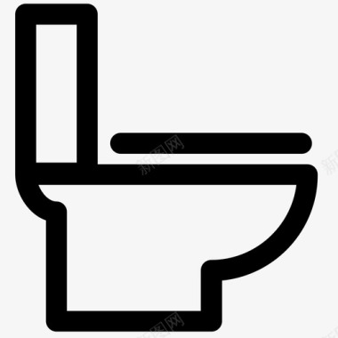 卫生间浴室便桶图标图标