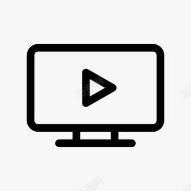 电视台式机游戏图标图标