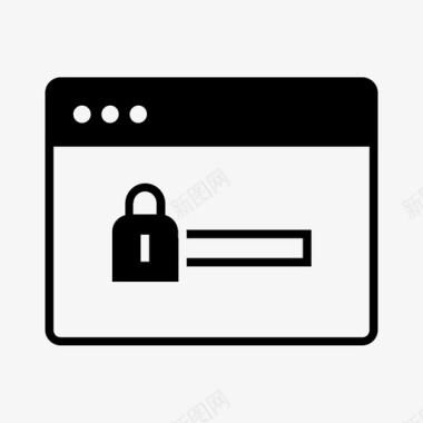ssl加密认证安全图标图标