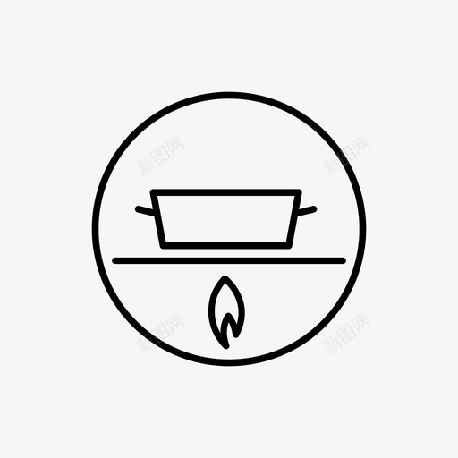 烹饪技巧暖气厨房图标svg_新图网 https://ixintu.com 中国节日 厨房 文火 暖气 烹饪技巧