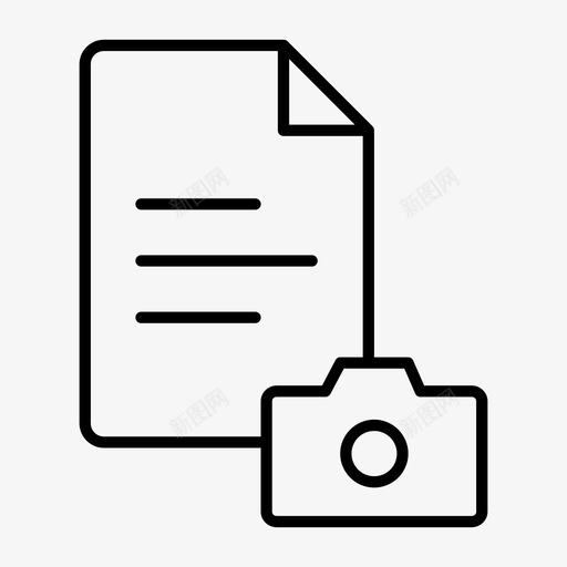 相机规格表相机镜头文件图标svg_新图网 https://ixintu.com 文件 相机规格表 相机镜头
