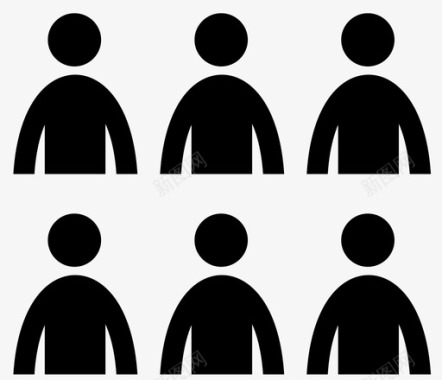 团体公司工作人员图标图标