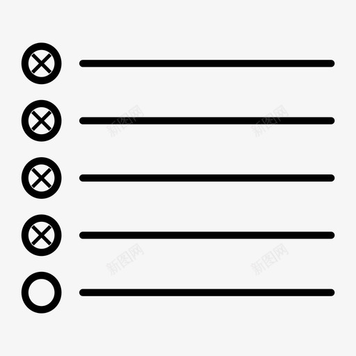 清单检查单项目图标svg_新图网 https://ixintu.com 备忘录 待办事项 检查单 清单 项目