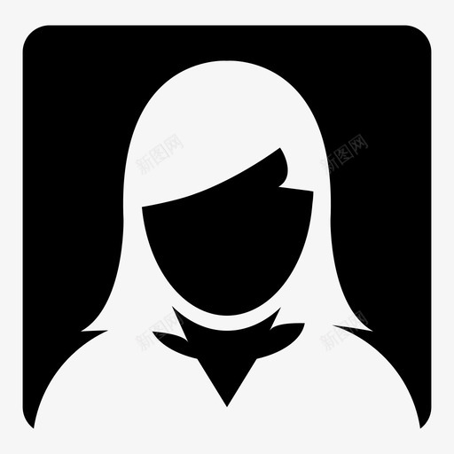 女性化身客户图标svg_新图网 https://ixintu.com 个人 个人资料 化身 化身向量图标 女孩 女性 客户 用户