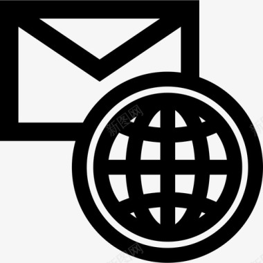 国际商业通讯商业电子商务图标图标