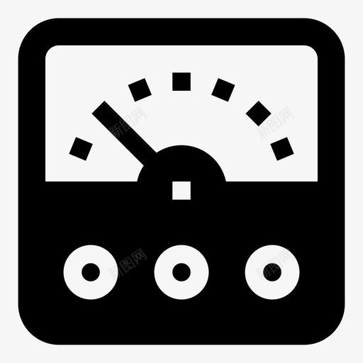仪表板仪表测量图标svg_新图网 https://ixintu.com 仪表 仪表板 有用的图标工具构造 测量 电压表