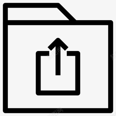 文件夹上载文件夹行图标图标